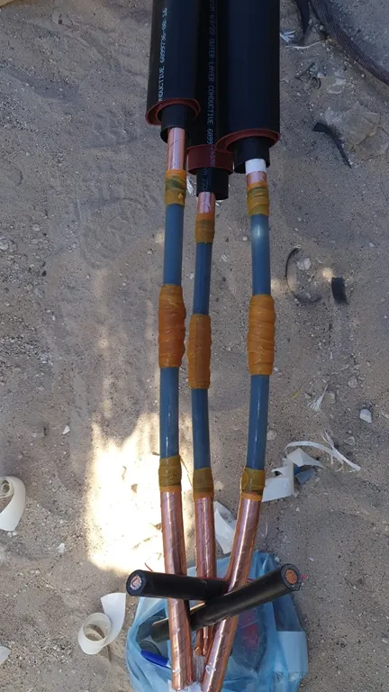 MV Cable Fault Location Test, Damage Repair and Termination