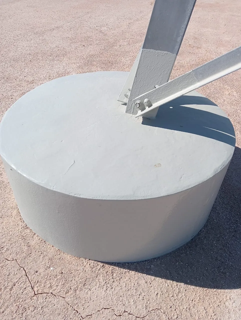 Preparation and Painting of 230kV OHTL Foundation