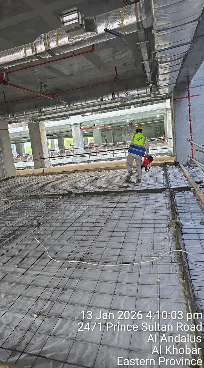 The Avenues Khobar Screed Works