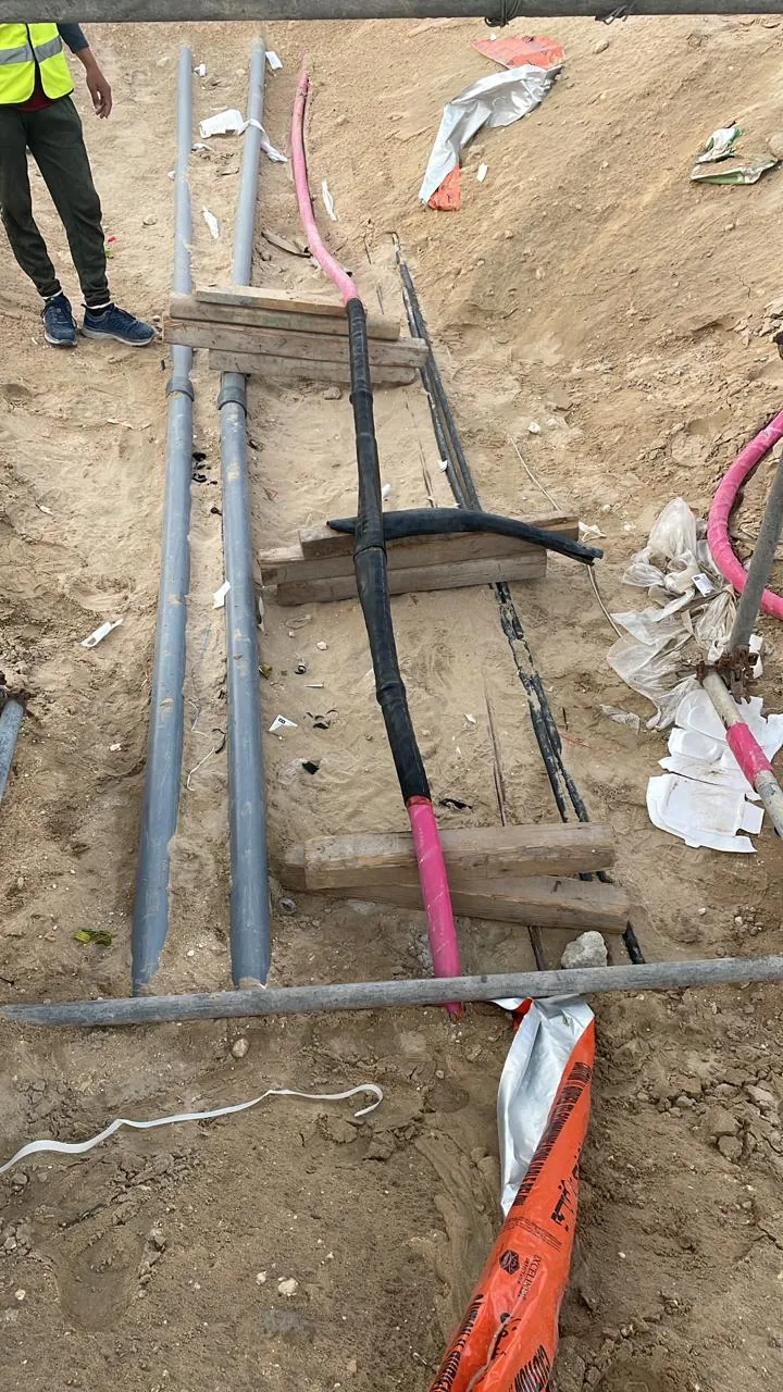 MV Cable Fault Location Test, Damage Repair and Termination